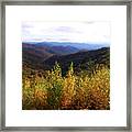 Distant Mountains Of Tennessee Framed Print