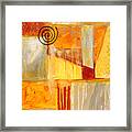 Distractions 2 Abstract Painting Framed Print