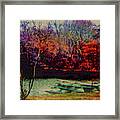 Dock At Central Park Framed Print