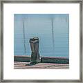 Dock At Williamstown Framed Print