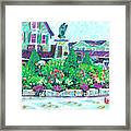 Dock Square Gardeners Framed Print