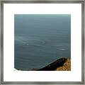 Docked At Catalina Island Framed Print