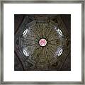 Dome And Stairway Our Lady Of The Rosary Cathedral Manizales Col Framed Print