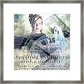 Domestic Considerations Framed Print