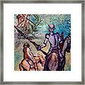 Don Quixote With Dragon Framed Print