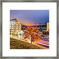 Autumn Majesty At The Arkansas Football Stadium Framed Print