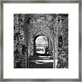 Doors At Ballybeg Priory In Buttevant Ireland Framed Print