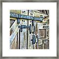 Doors At Caerphilly Castle Framed Print