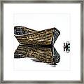 Dory And Mooring Framed Print