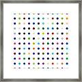 Dots And Dogs Framed Print