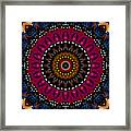Dotted Wishes No. 5 Kaleidoscope Framed Print
