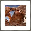 Double Arch In Late Afternoon Framed Print