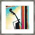 Double Bass Framed Print