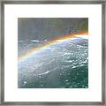 Double Rainbow At Niagara Falls Framed Print