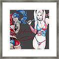 Double Trouble Framed Print