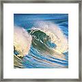 Double Wave Framed Print