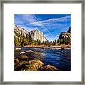 Down In The Valley Framed Print