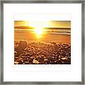 Down The Beach
#beach Framed Print