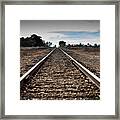 Down The Track Framed Print