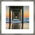 Down Under Scripp's Pier Framed Print