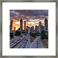 Downtown Atlanta Framed Print