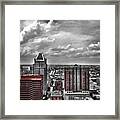 Downtown Baltimore City Framed Print