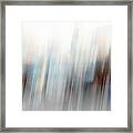 Downtown Chicago Abstract Framed Print