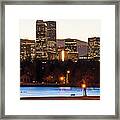 Downtown Denver Skyline Panorama - Colorado - Usa Framed Print