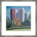 Downtown Los Angeles Framed Print