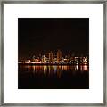 Downtown San Diego Bay And Midway Museum Framed Print