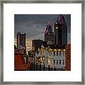 Downtown View From Fort Conde Framed Print