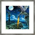 Dragon Spit Framed Print