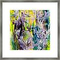 Dragonfly Garden Framed Print