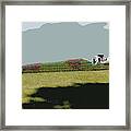 Dragster Flower Bed Framed Print