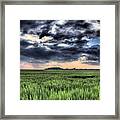 Drama In Delmarva Framed Print