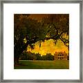 Drayton Hall Plantation In Charleston Framed Print