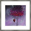 Dreaming Is Beautiful - Pink Tree Painting Framed Print