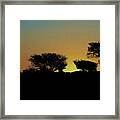 Dreams Of Namibian Sunsets Framed Print