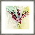 Dreamy Orchid Bouquet Framed Print