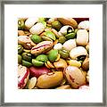 Dried Legumes And Cereals Framed Print