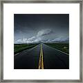 Drifting Left Of Center Framed Print