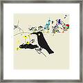 Drunkin Birds Come Calling Framed Print