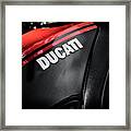 Ducati Diavel Carbon Framed Print