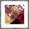 Dunkin Ice Coffee 29 Framed Print