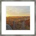 Dusk At South Cape Beach Framed Print