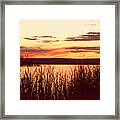 Dusk On Lake Superior Framed Print