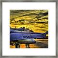 Ea-18g Growler Sunset Framed Print