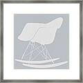 Eames Rocking Chair Framed Print