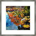 Early Morning Fall Colors Framed Print