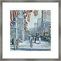 Early Morning On The Avenue In May 1917 Framed Print